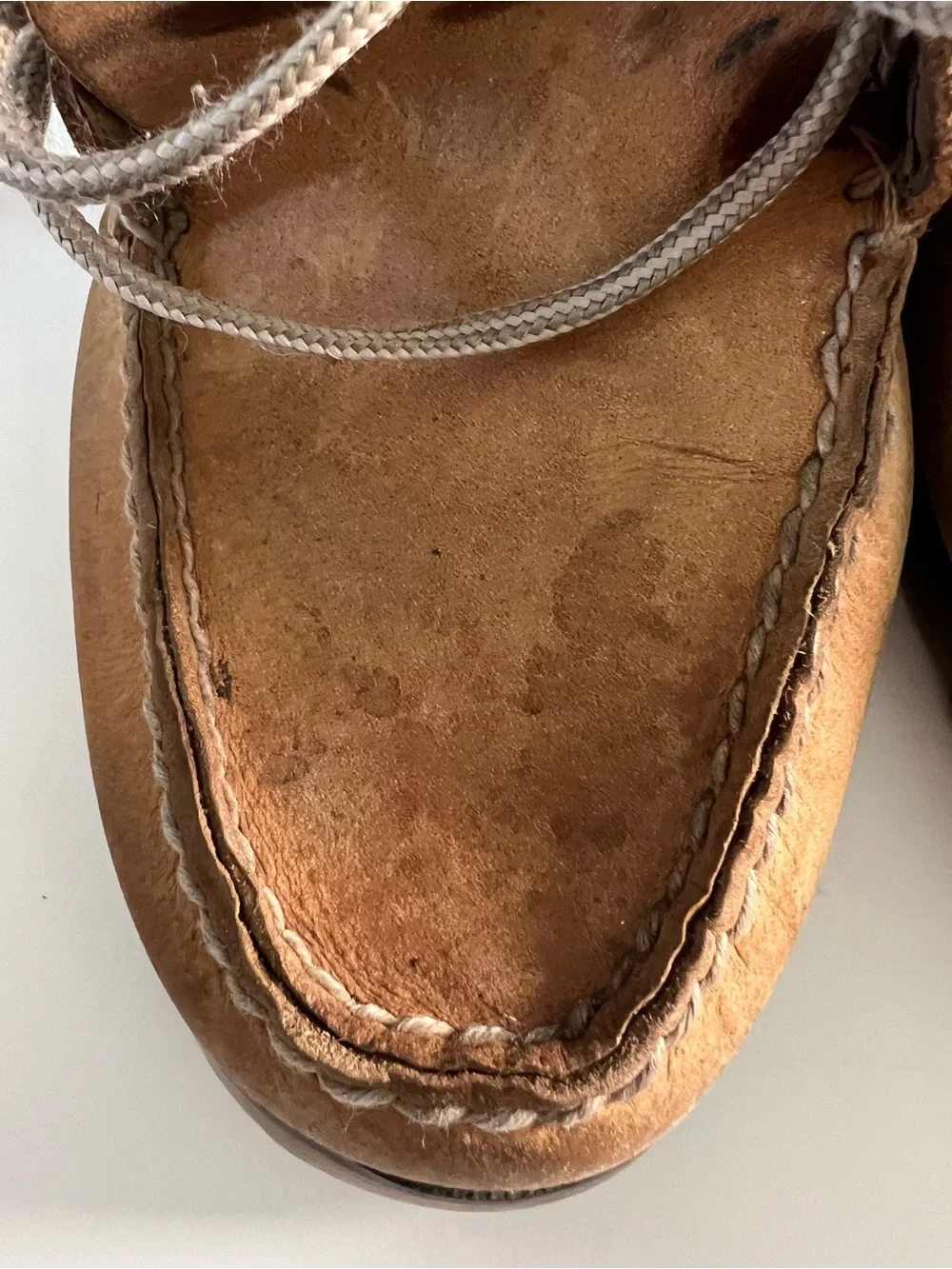 Sperry Authentic Leather Boat Shoe Size 8